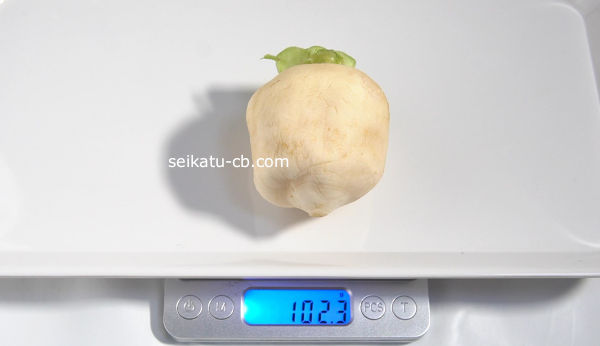 ��˿��������ʤӤ�����2���ܤνŤ���102.3g