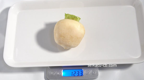 ��˿��������ʤӤ�����4���ܤνŤ���123.3g