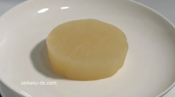 下茹でして急速冷凍した大根で作っただし煮