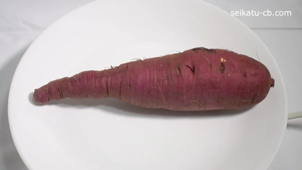 毛穴が深くひげ根も太いさつまいも