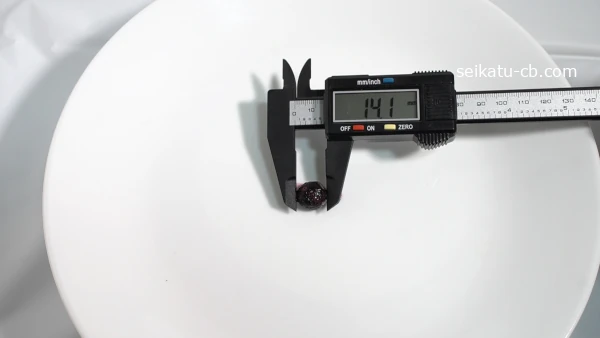 ��̳�����ѡ��Υ��ʥ�������֥롼�٥꡼1γ���礭����1.4cm