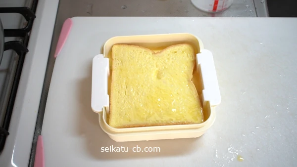 µíÆý¤ò100ml¤Ë¸º¤é¤·¤¿Ä´Ì£±Õ¤Ë¿©¥Ñ¥ó¤ò¿»¤±¤ë