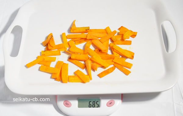 �֤᤿��Τˤ󤸤�νŤ���68.5g