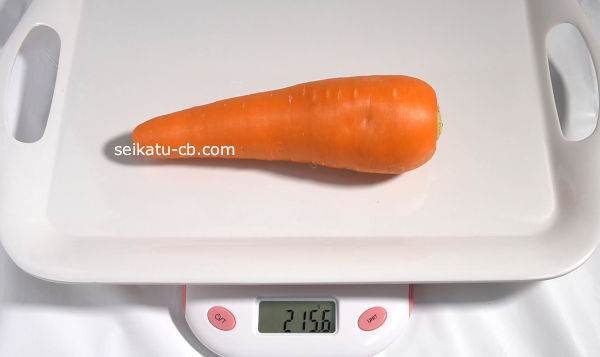 �ˤ󤸤��ﲹ��¸3���ܤνŤ���215.6g�Ǥ���