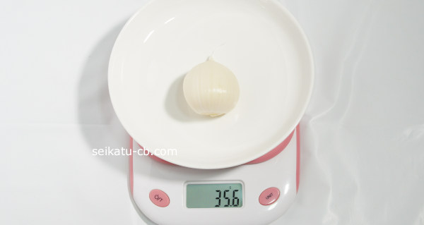 ��भ�����L�˥������Τˤ�ˤ�����1�ҤνŤ���35.6g