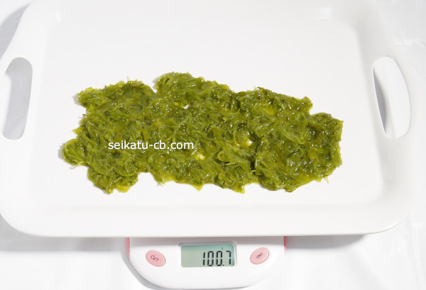 カットめかぶ100g分