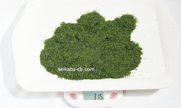 ������ʴ1��ʬ����ȤνŤ���31.5g�Ǥ�