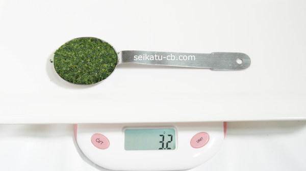 �������礵��1�դνŤ���3.2g�Ǥ�