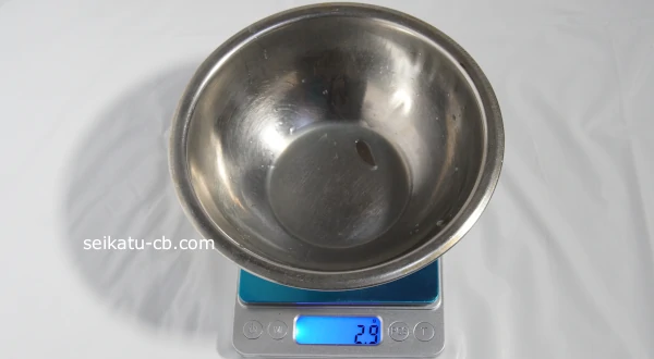 �������Τ����ڤ�β̽��νŤ���2.9g