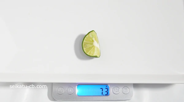 ����S�˥������Τ������Τ����ڤ�νŤ���7.3g