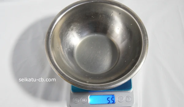 ������Ⱦʬ�β̽��νŤ���5.5g