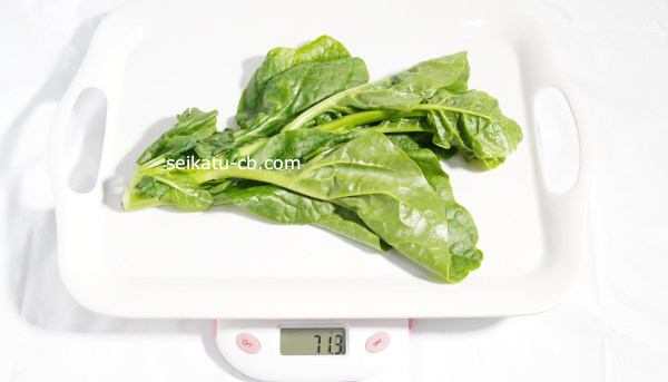 ���L�˥������ΤĤ��餵��1�ܤνŤ���71.3g