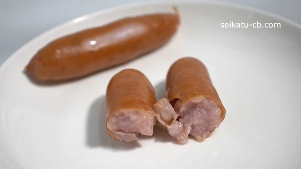 ボイルしたシャウエッセン