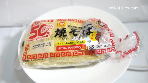 まるちゃんの袋麺焼きそば