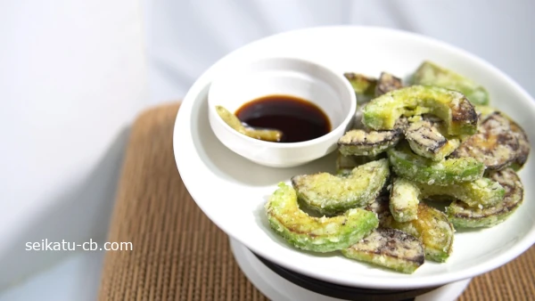 揚げ焼きにしたアボカド