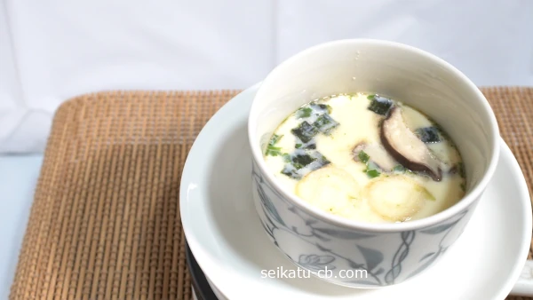 松茸の味お吸い物で作った茶碗蒸し